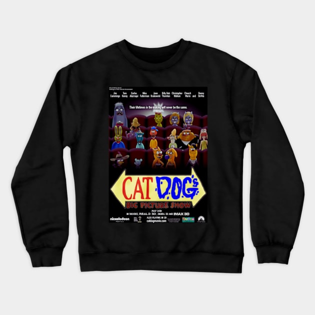 Catdog new 3 Crewneck Sweatshirt by Vidi MusiCartoon